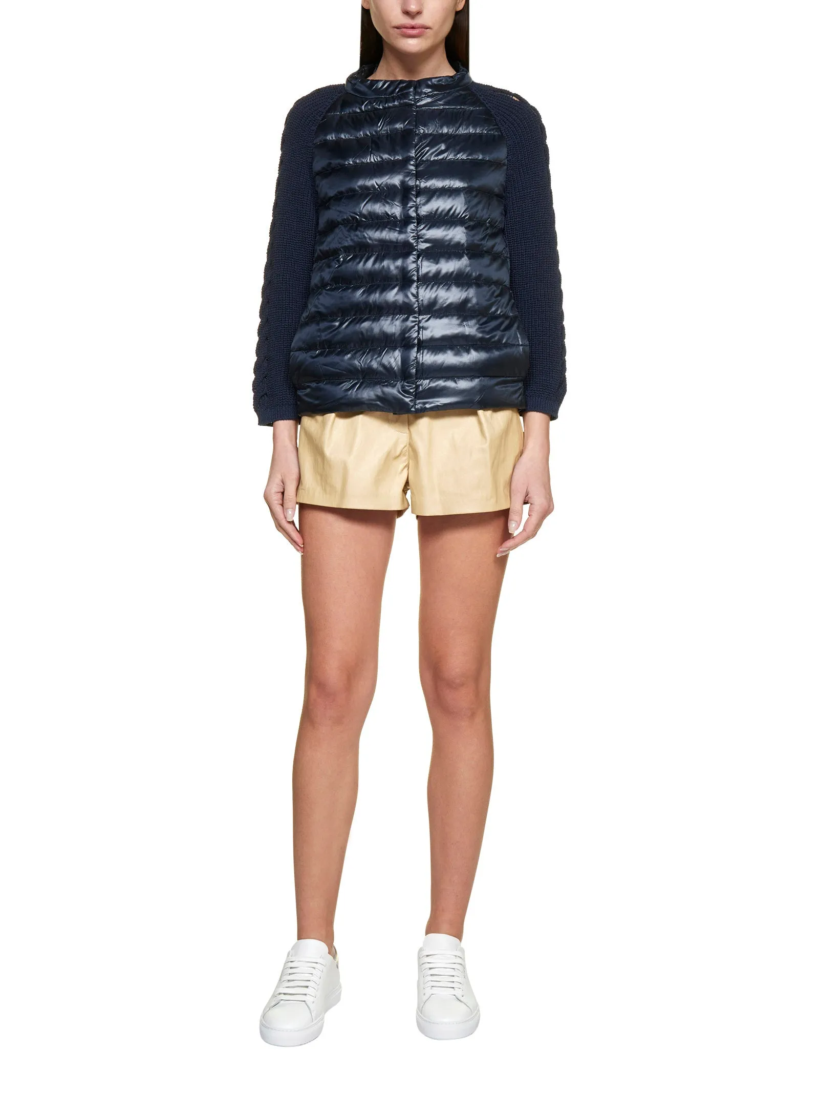 Herno Buttoned Long-Sleeved Padded Jacket