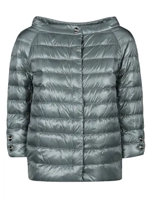 Herno Cropped Sleeve Down Jacket