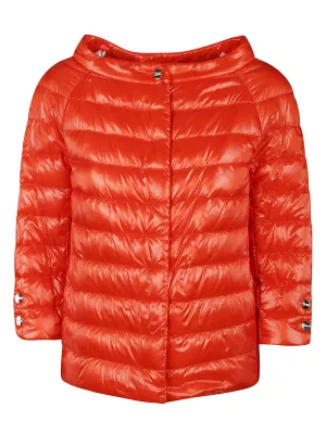 Herno Cropped Sleeve Down Jacket