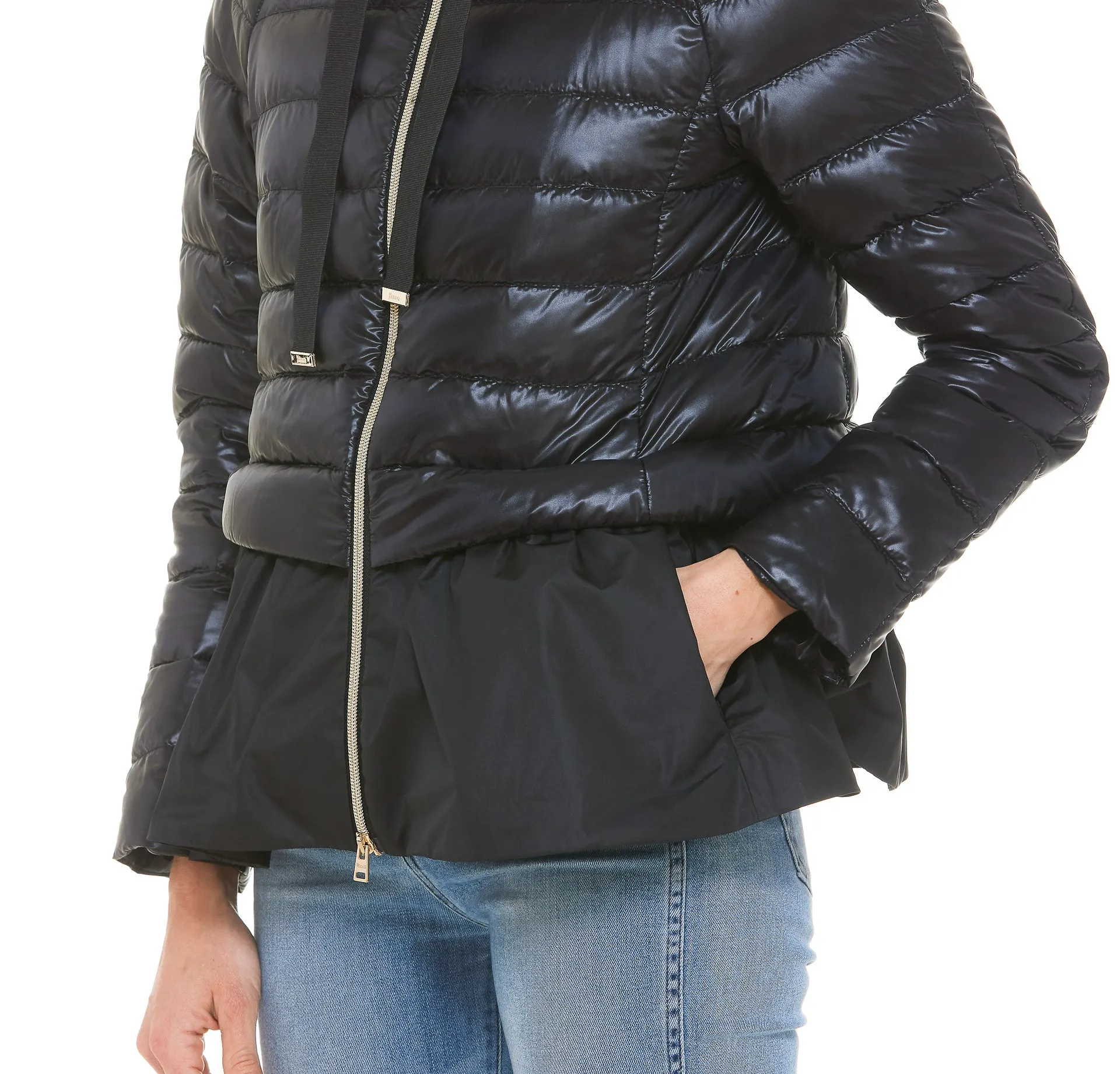 Herno Layered-Effect Zipped Jacket