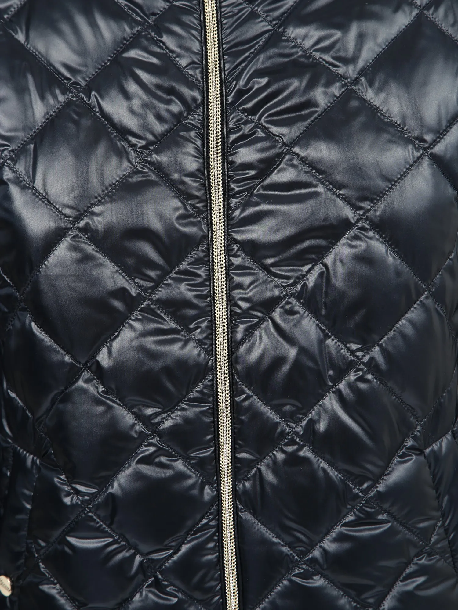 Herno Mock-Neck Quilted Bomber Jacket