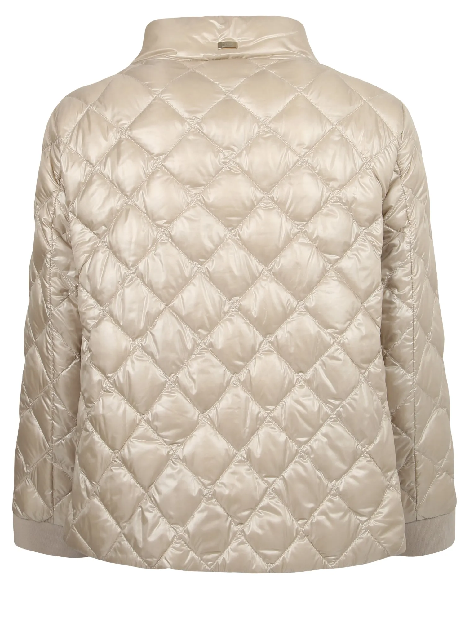 Herno Mock-Neck Quilted Bomber Jacket
