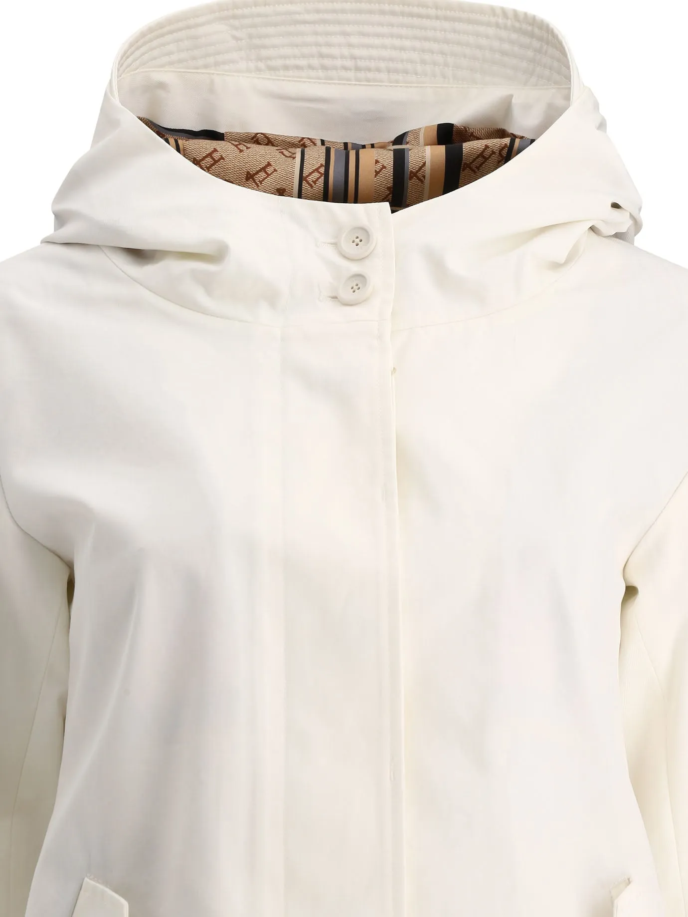 Herno Monogram Lined Hooded Jacket