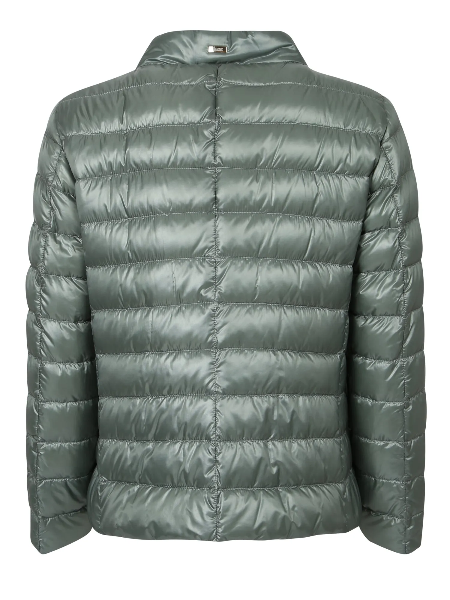 Herno Scarf Detail Buttoned Padded Jacket