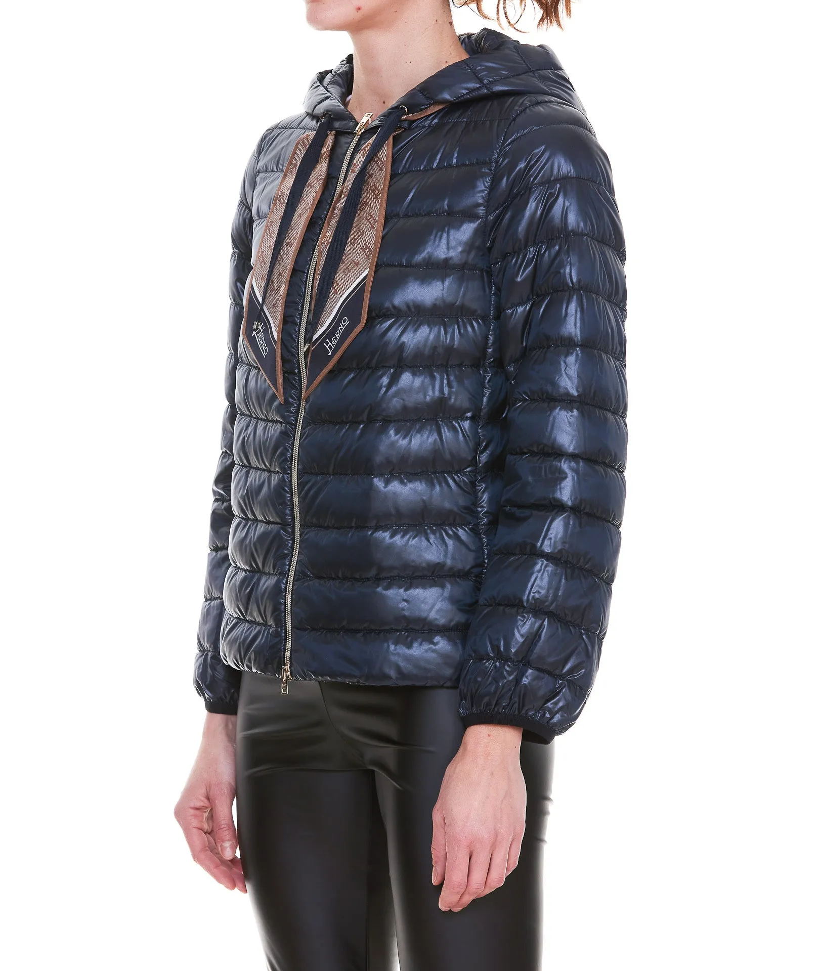 Herno Scarf-Detail Padded Jacket