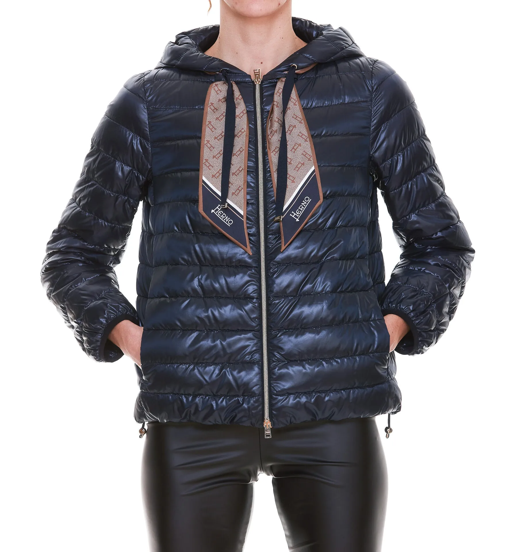 Herno Scarf-Detail Padded Jacket