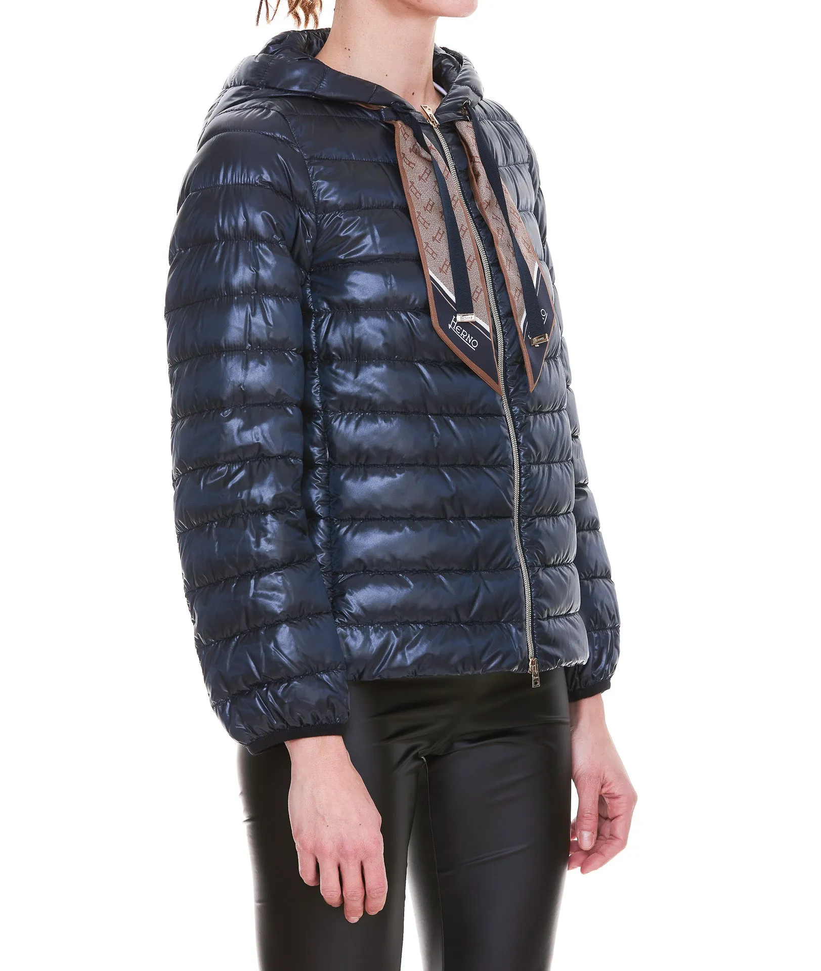 Herno Scarf-Detail Padded Jacket