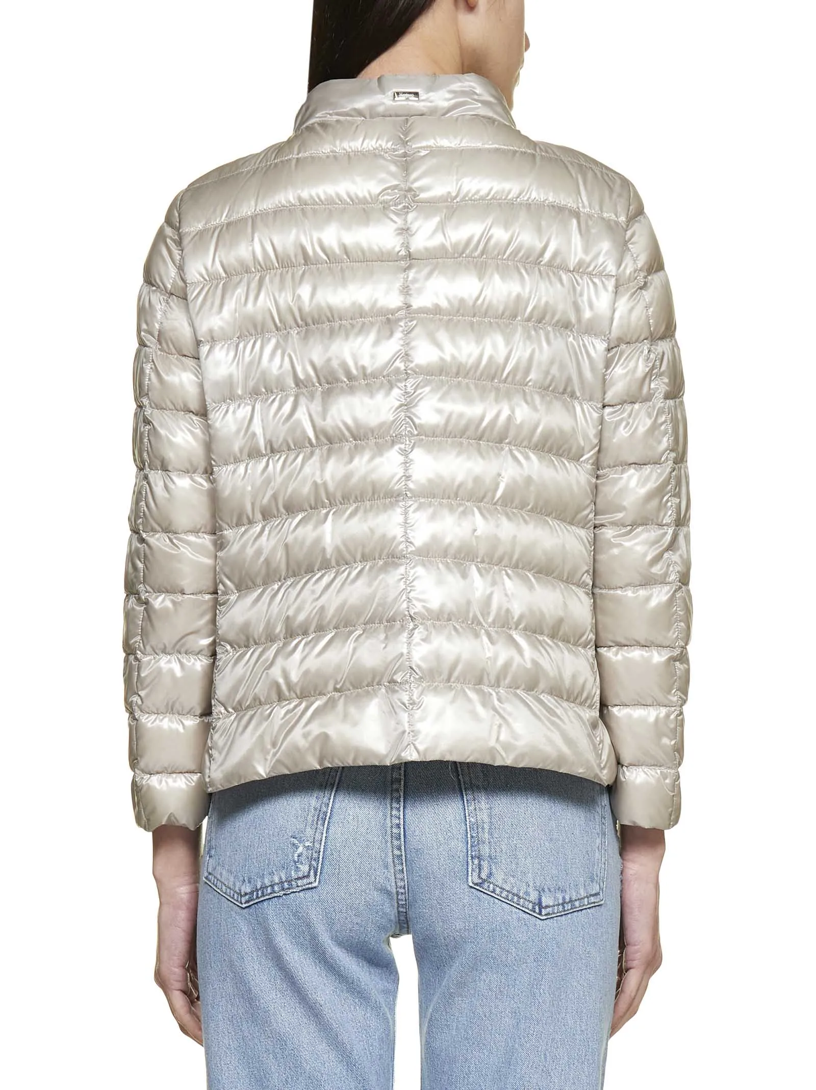 Herno Tied Long-Sleeved Padded Jacket