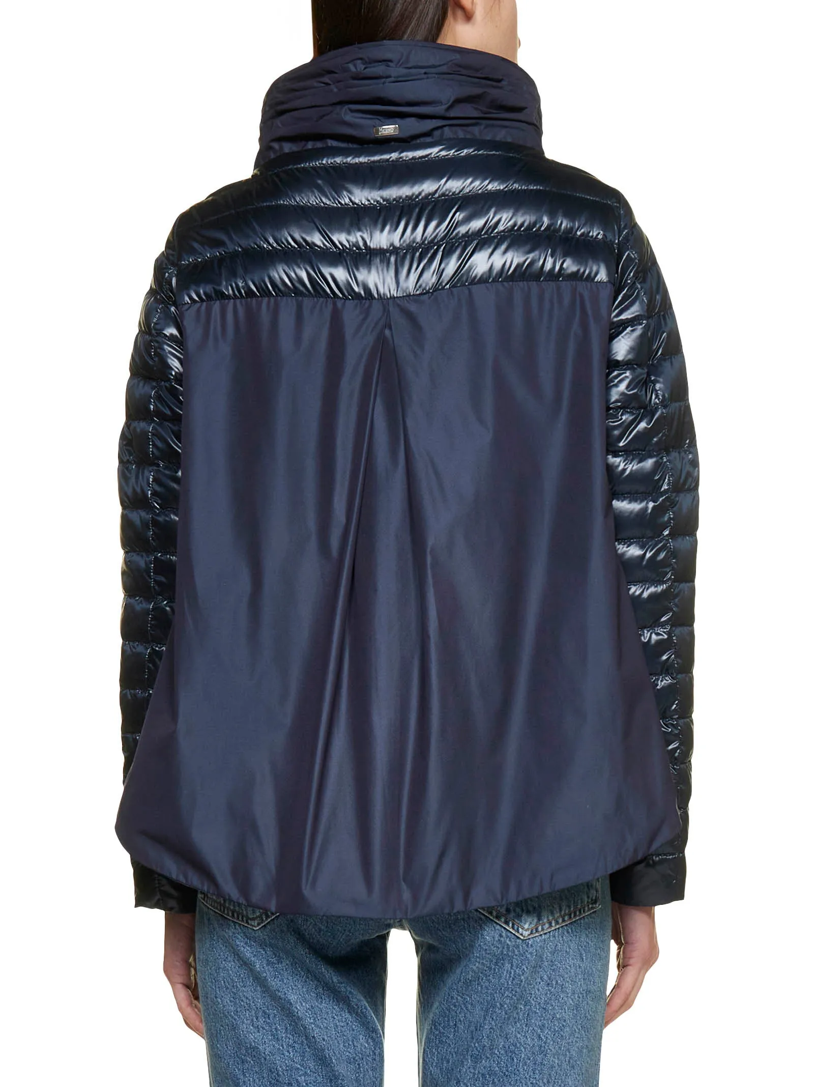 Herno Zip-Up Long-Sleeved Puffer Jacket