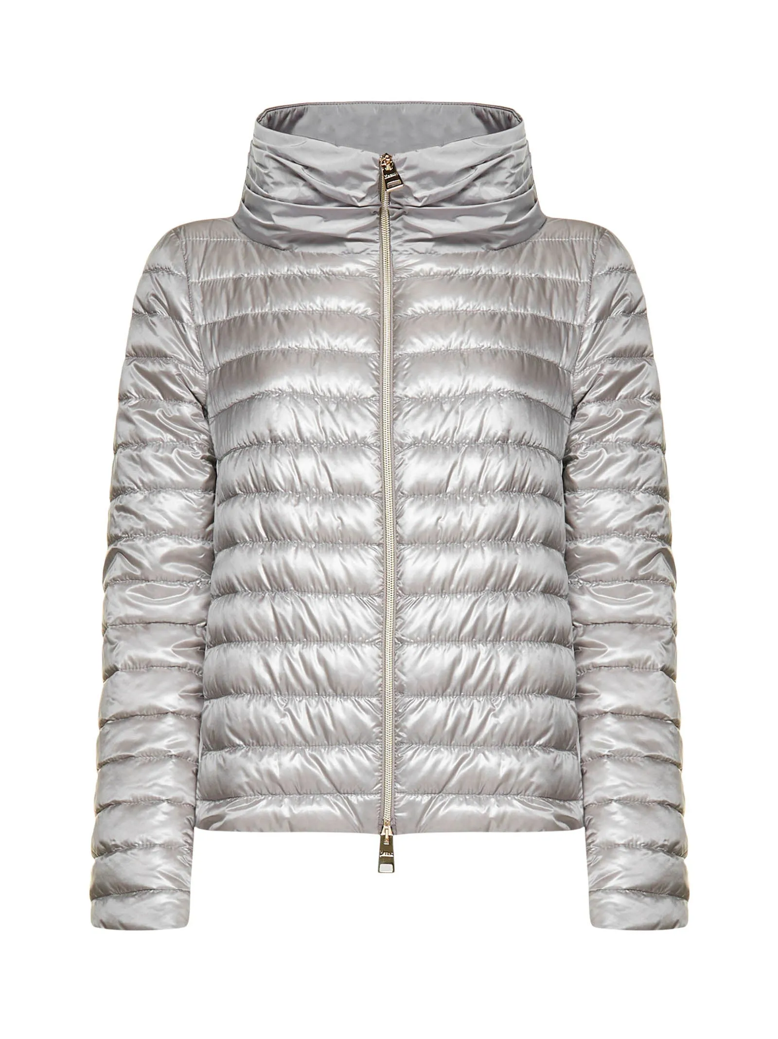 Herno Zip-Up Long-Sleeved Puffer Jacket