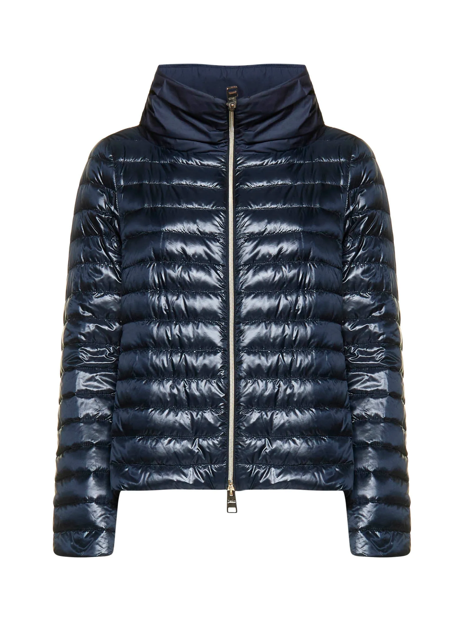 Herno Zip-Up Long-Sleeved Puffer Jacket