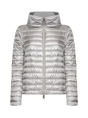 Herno Zip-Up Long-Sleeved Puffer Jacket