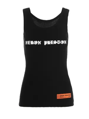 Heron Preston Logo Patch Crewneck Tank Top