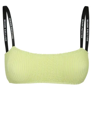 Heron Preston Spaghetti-Strapped Knitted Bikini Top