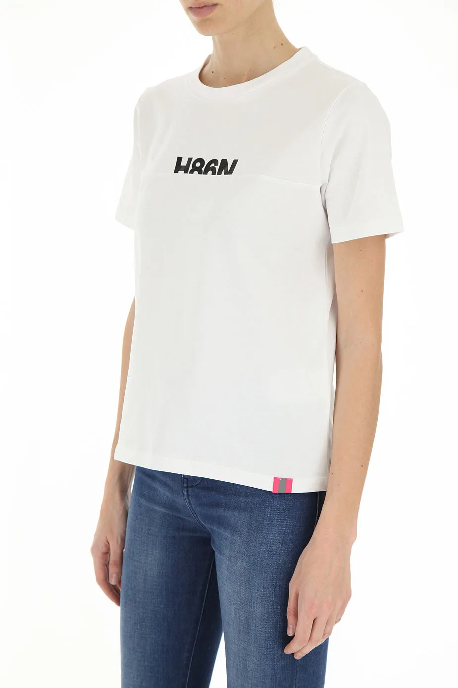 Hogan Logo Print Crewneck T-Shirt