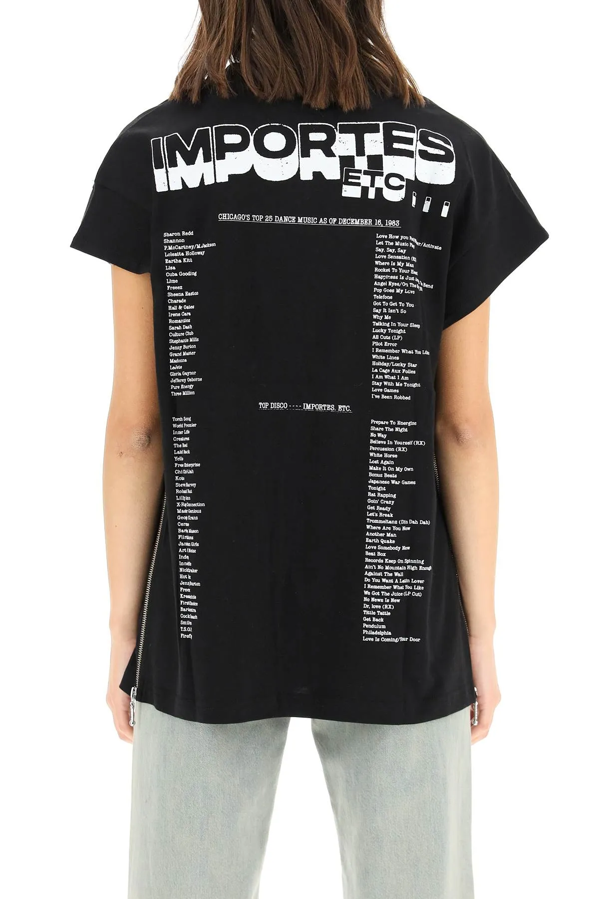 Honey Fucking Dijon Logo Print Crewneck T-Shirt