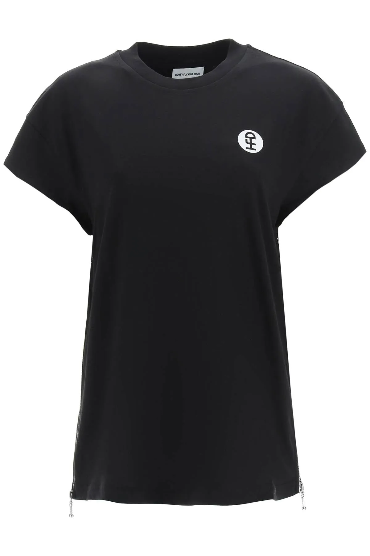 Honey Fucking Dijon Logo Print Crewneck T-Shirt