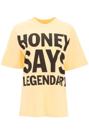 Honey Fucking Dijon Slogan Print Crewneck T-Shirt