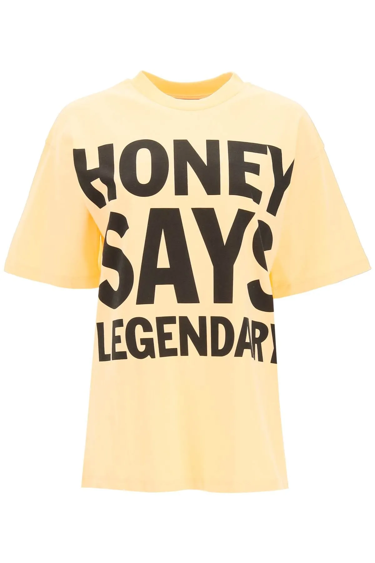 Honey Fucking Dijon Slogan Print Crewneck T-Shirt