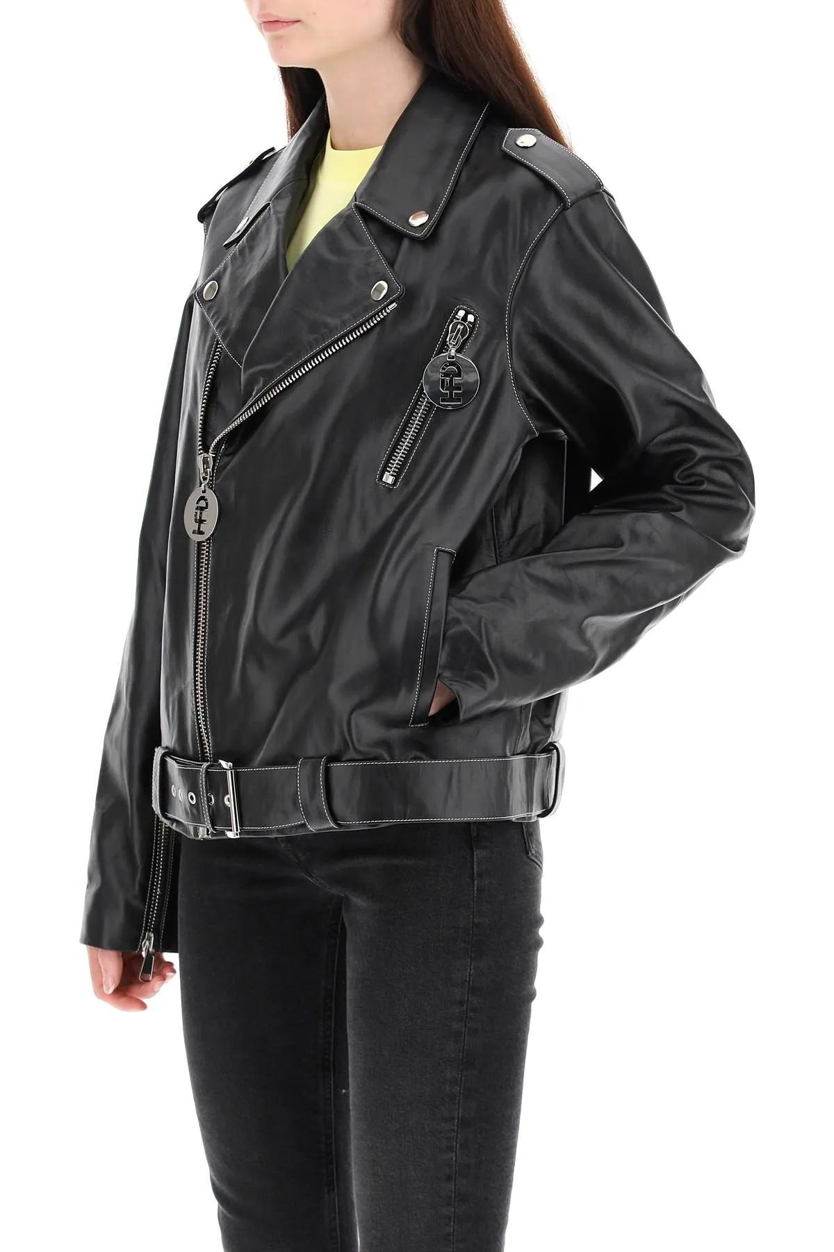 Honey Fucking Dijon Zip-Up Biker Jacket
