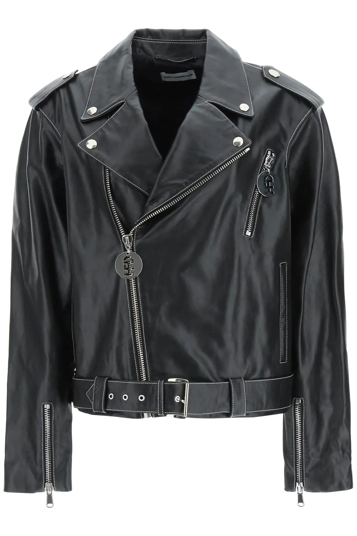 Honey Fucking Dijon Zip-Up Biker Jacket