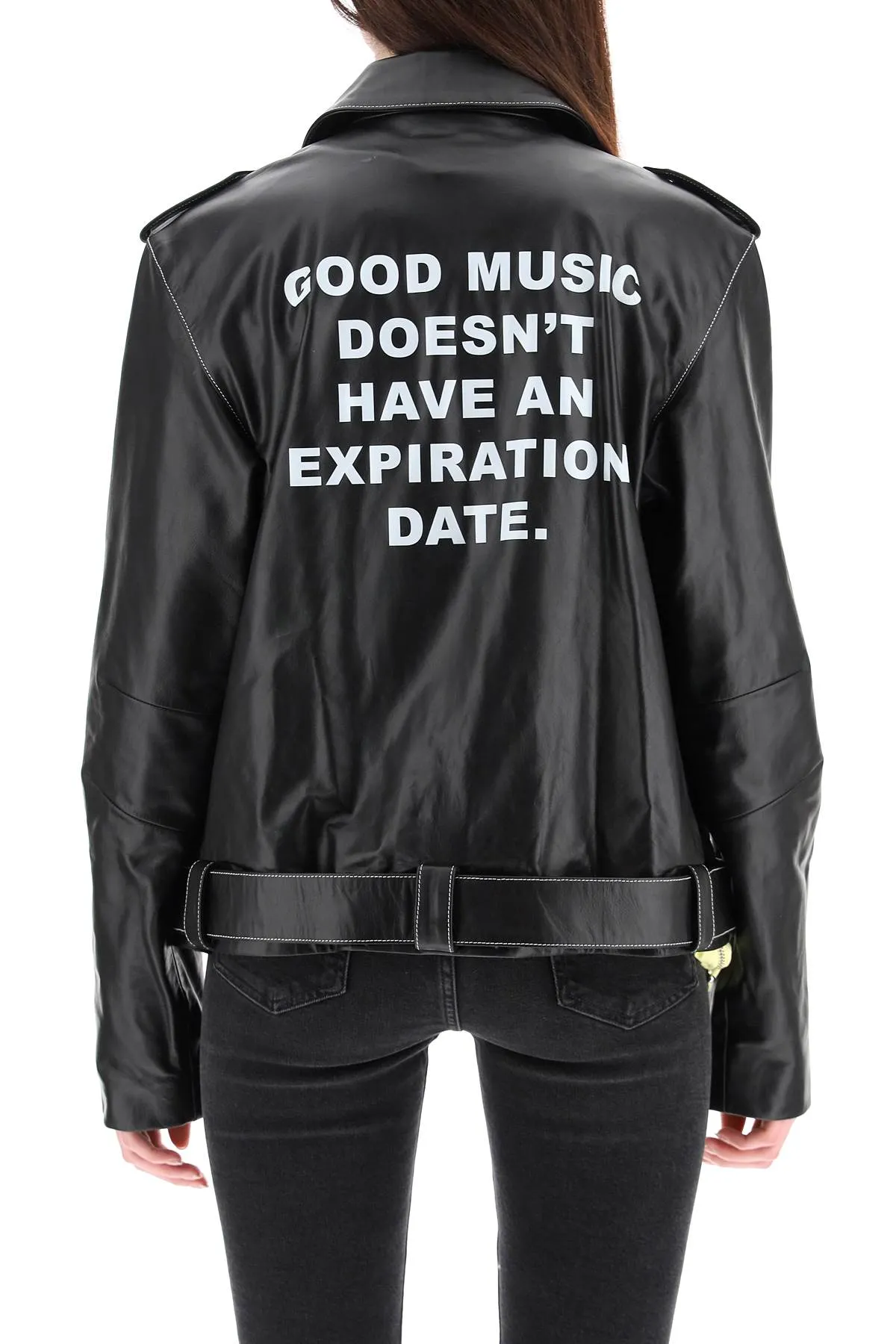 Honey Fucking Dijon Zip-Up Biker Jacket