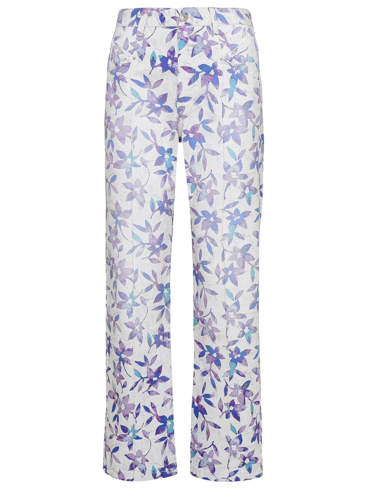 Isabel Marant All-Over Printed Straight Leg Trousers