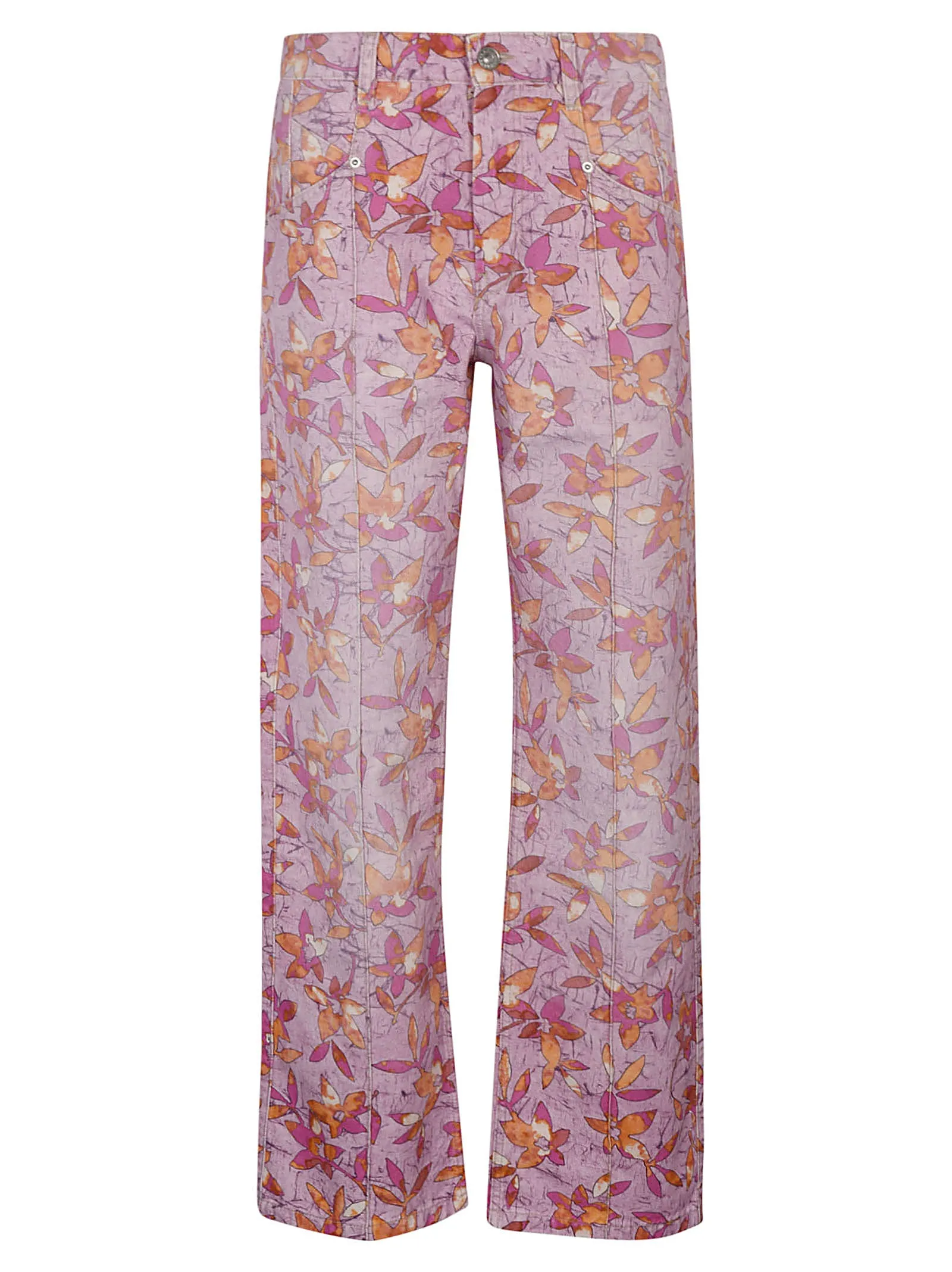 Isabel Marant All-Over Printed Straight Leg Trousers