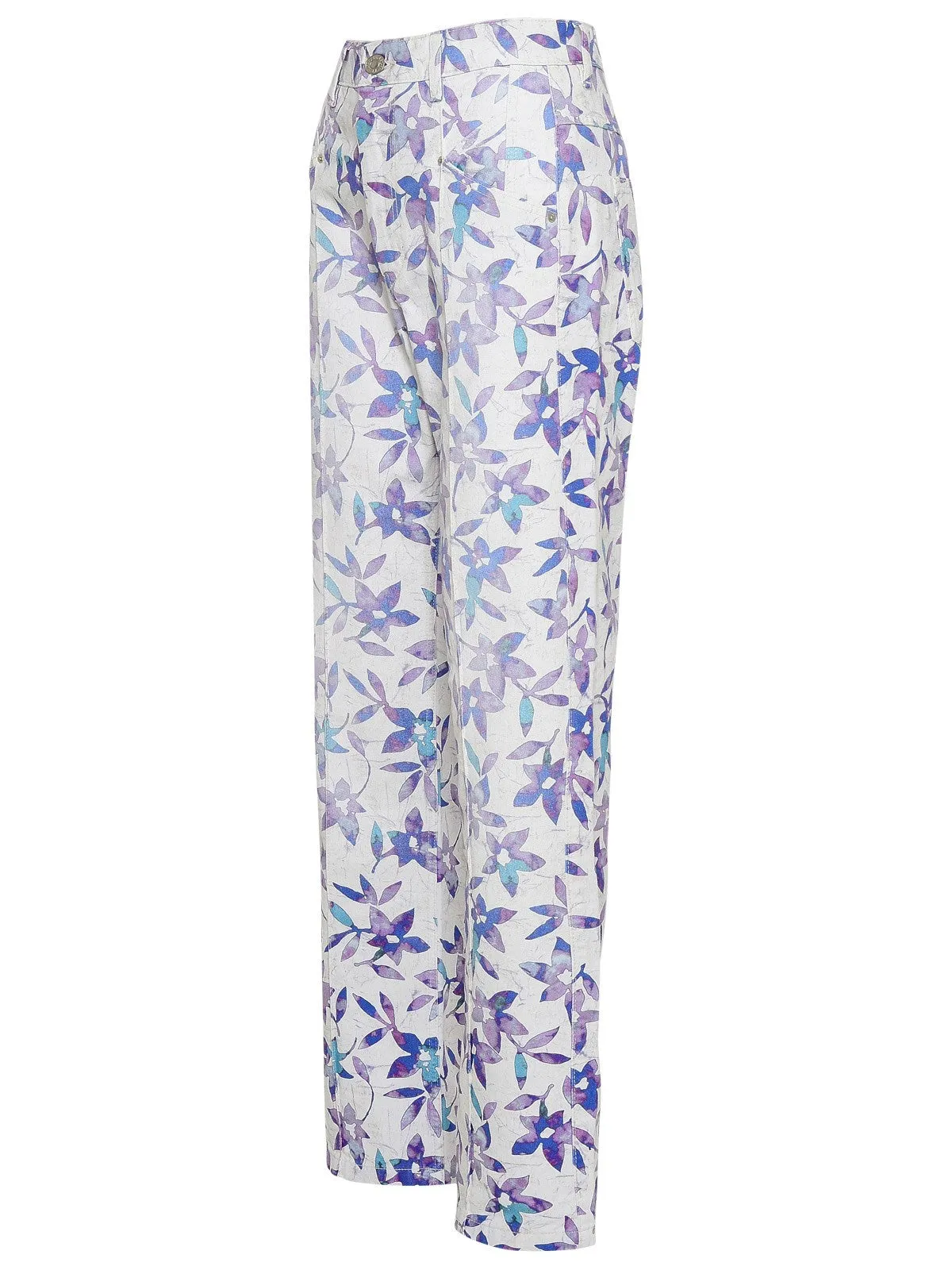 Isabel Marant All-Over Printed Straight Leg Trousers