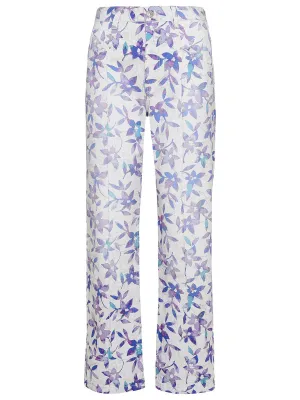 Isabel Marant All-Over Printed Straight Leg Trousers