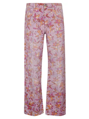 Isabel Marant All-Over Printed Straight Leg Trousers