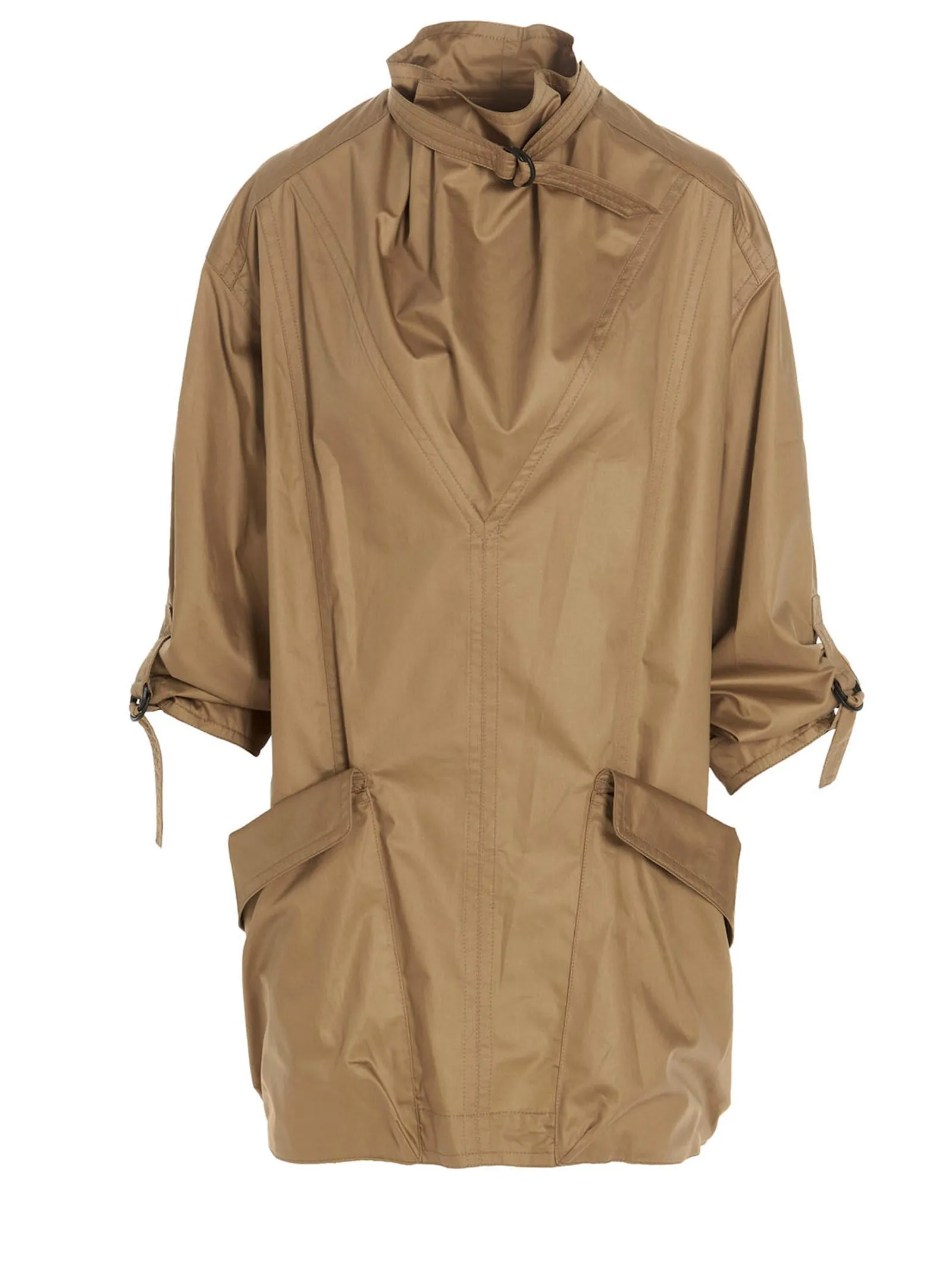 Isabel Marant Buckle Detailed High Neck Dress