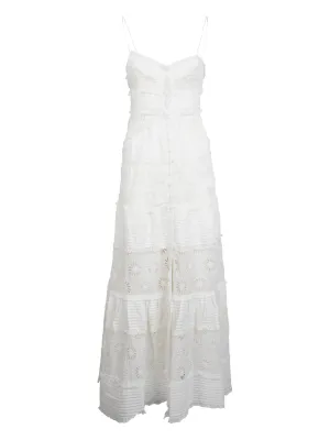 Isabel Marant Embroidered Spaghetti Strap Dress