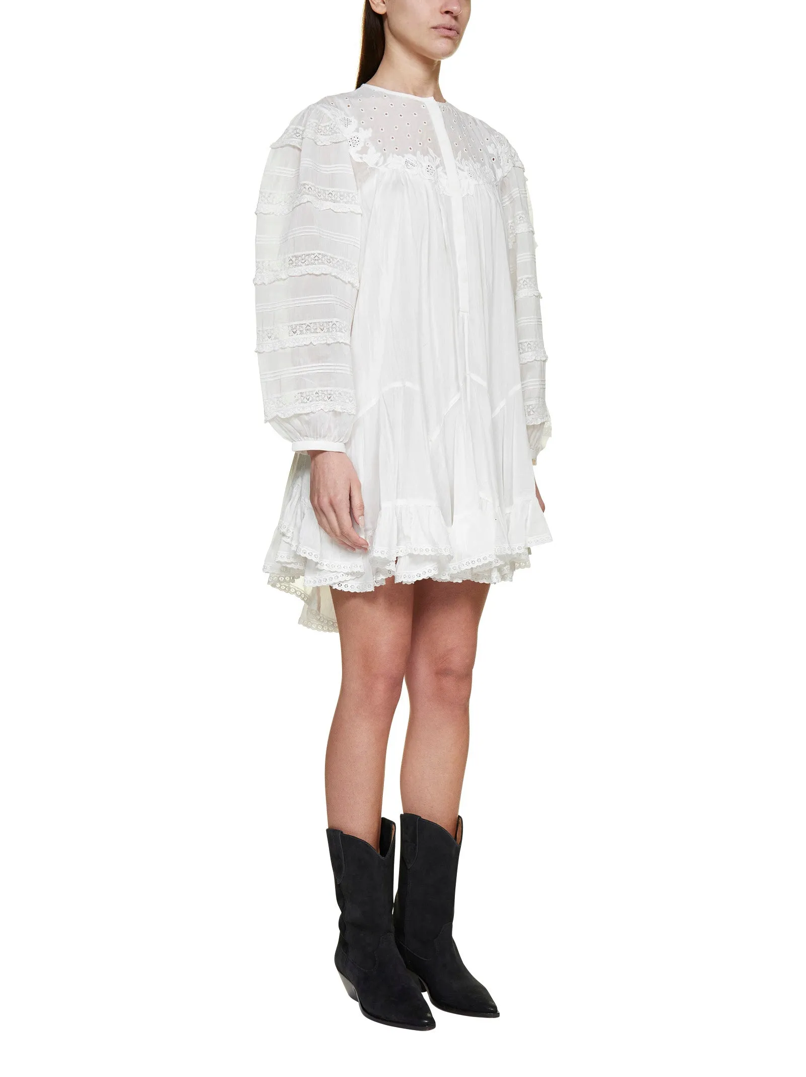 Isabel Marant Gyliane Crewneck Mini Dress