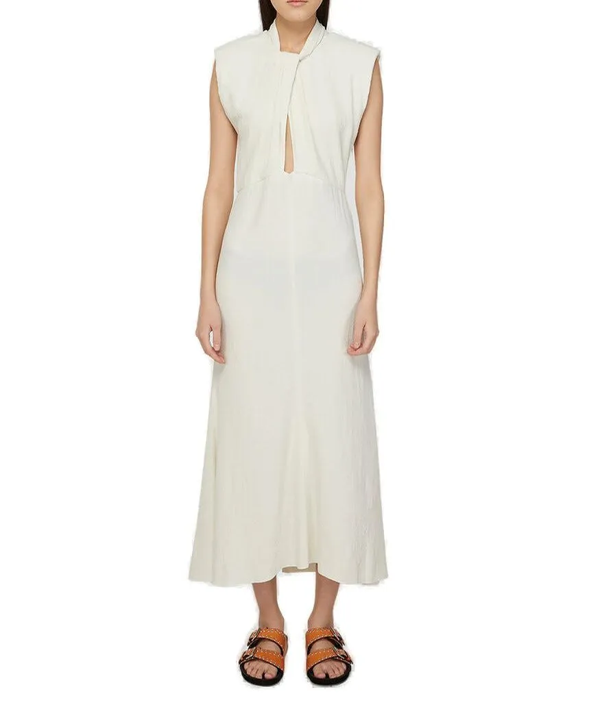 Isabel Marant Rabea Cut-Out Sleeveless Midi Dress
