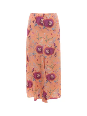 Isabel Marant Rosilia Graphic Printed Midi Skirt