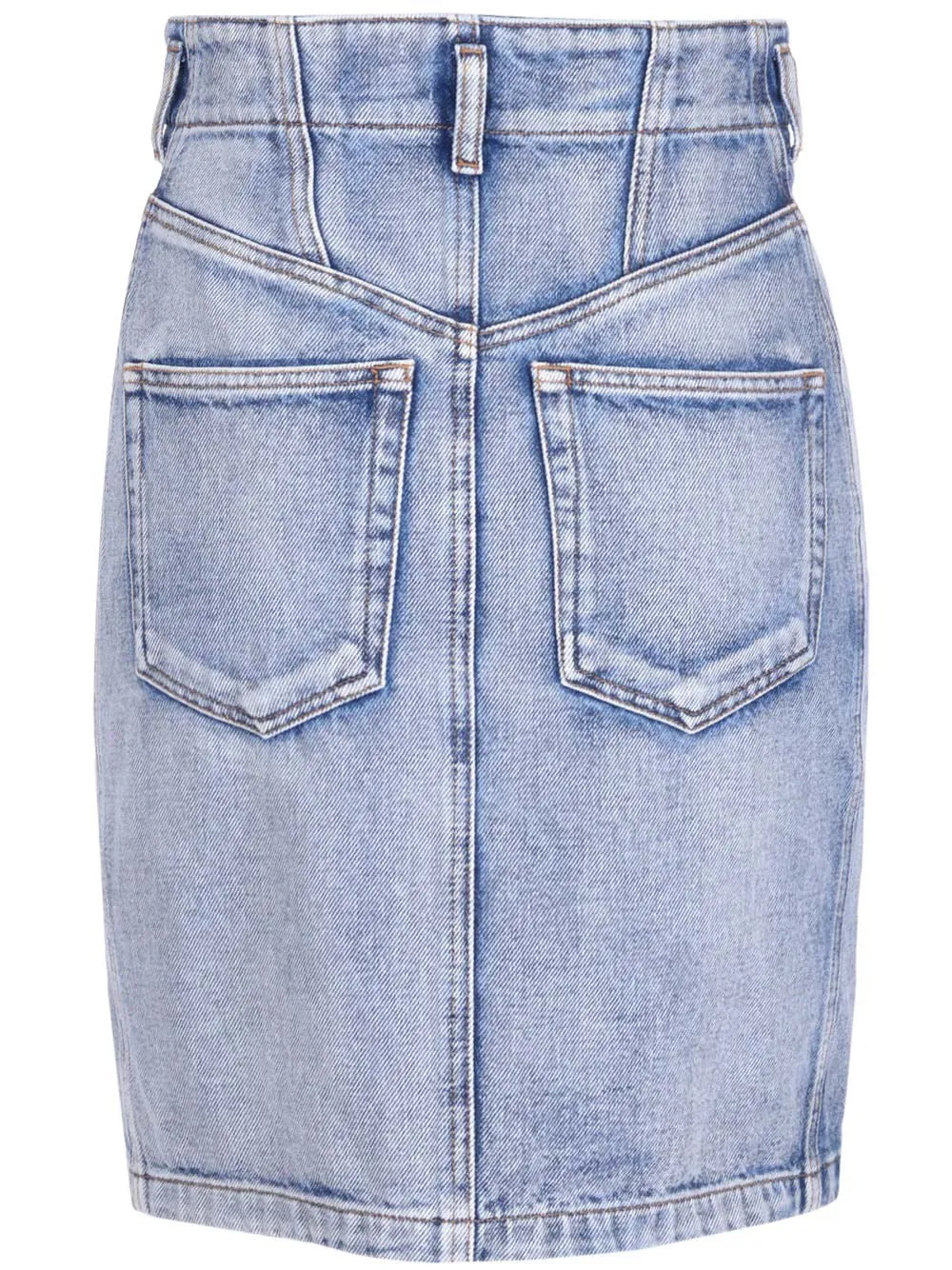 Isabel Marant toile Buttoned Denim Skirt