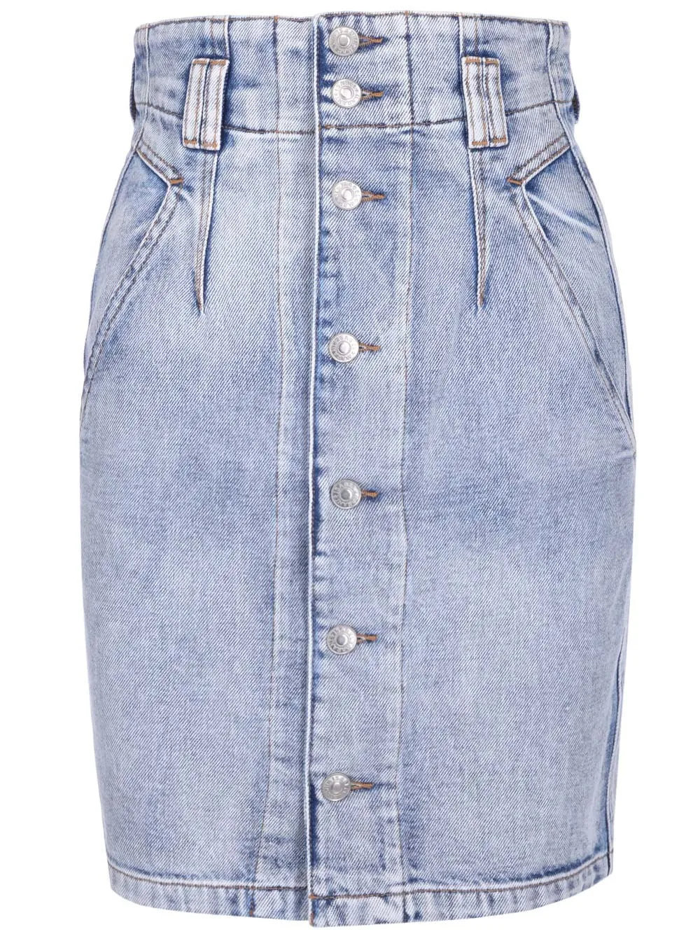 Isabel Marant toile Buttoned Denim Skirt