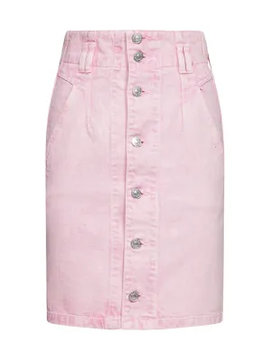 Isabel Marant toile Buttoned Mini Denim Skirt