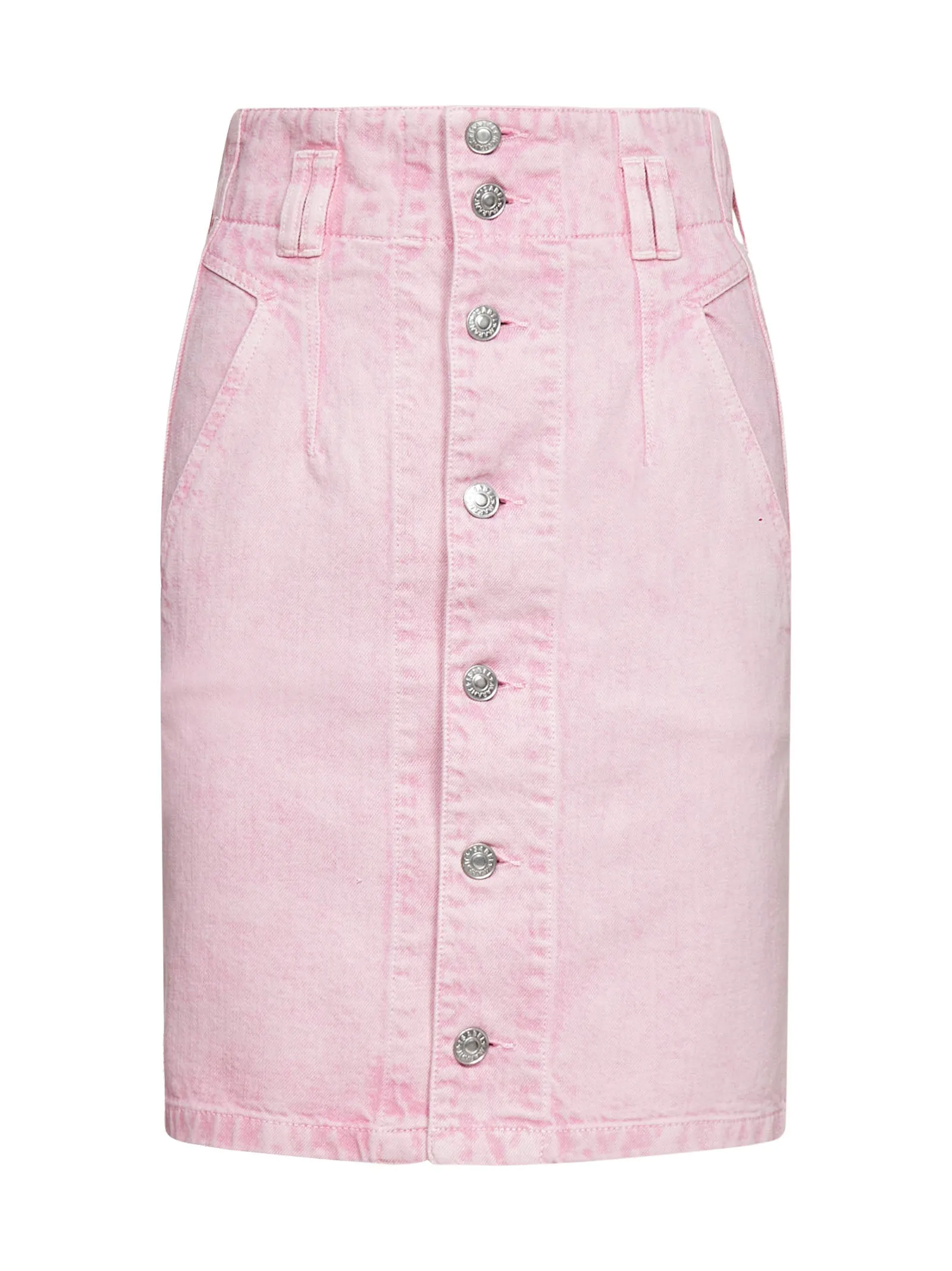 Isabel Marant toile Buttoned Mini Denim Skirt