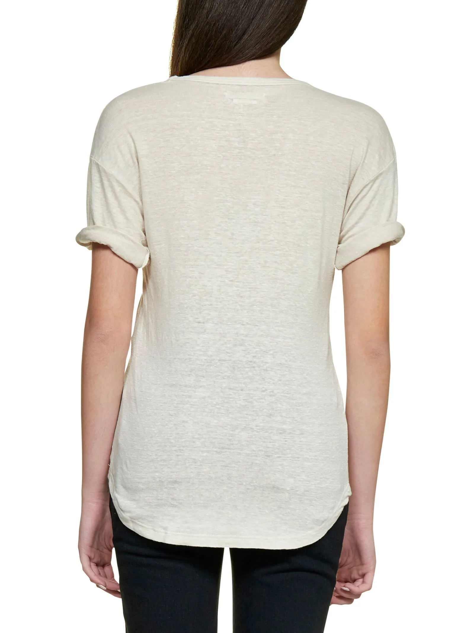 Isabel Marant toile Crewneck Short-Sleeved Top