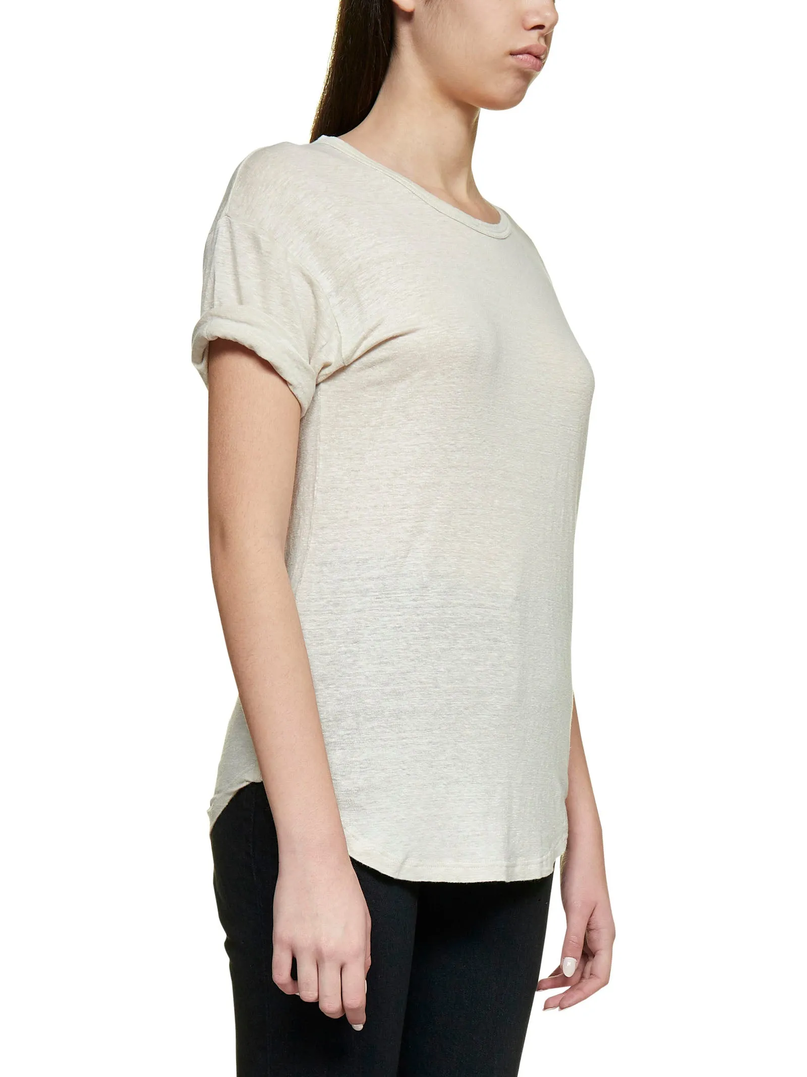 Isabel Marant toile Crewneck Short-Sleeved Top