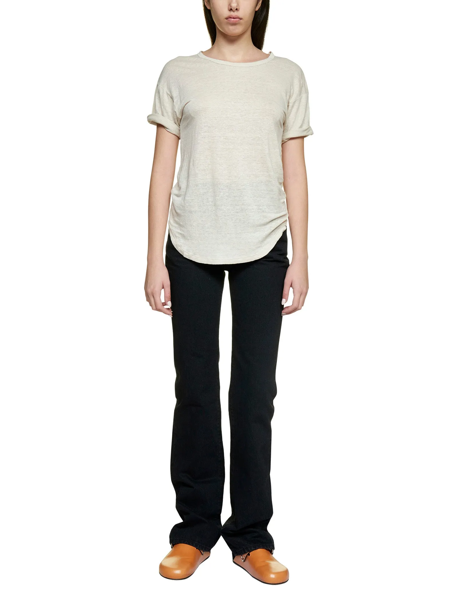 Isabel Marant toile Crewneck Short-Sleeved Top