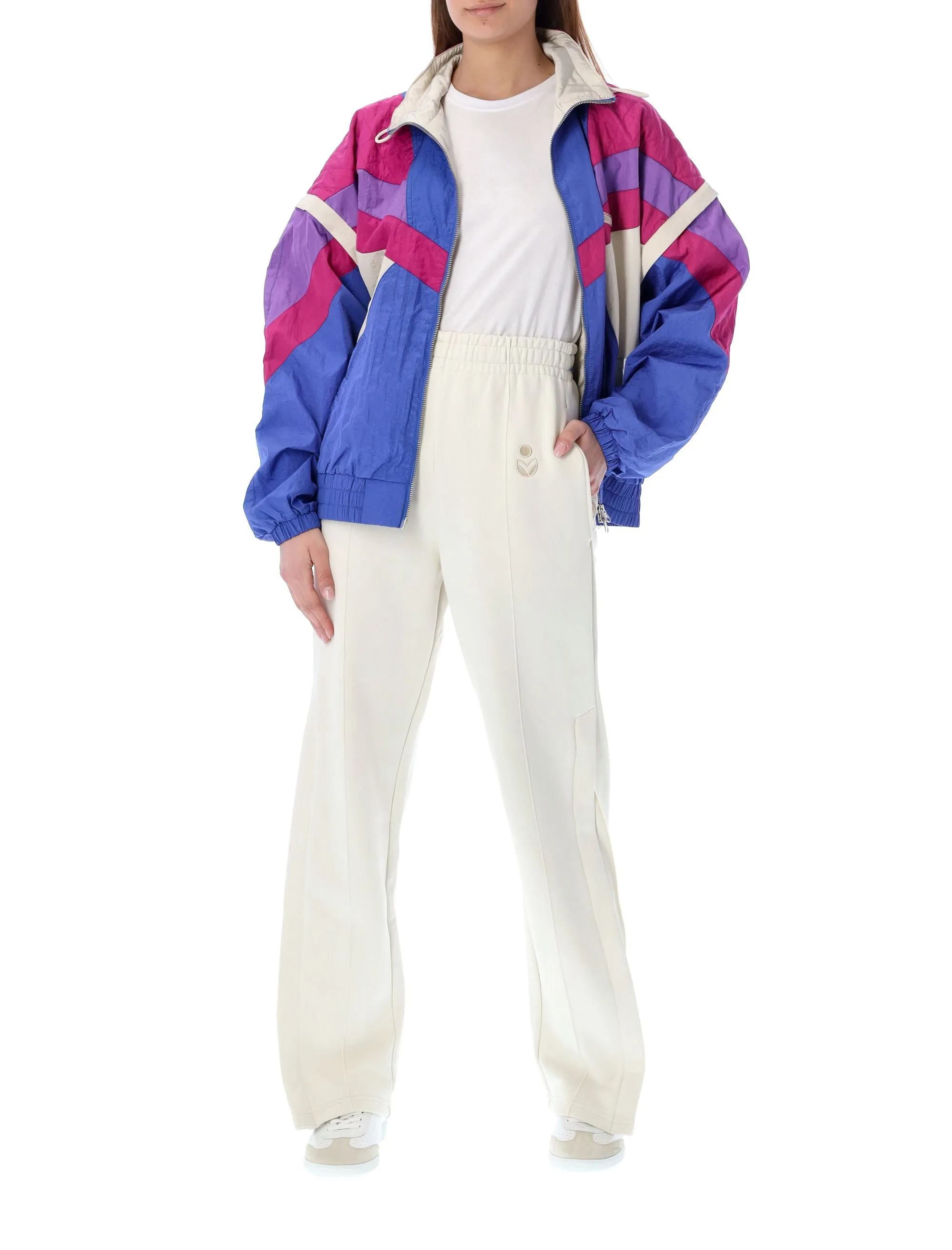 Isabel Marant toile Inayaki Logo Embroidered Track Pants