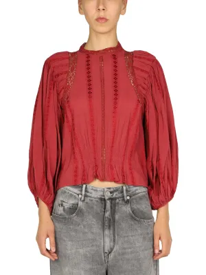 Isabel Marant toile Jassie Keyhole Top