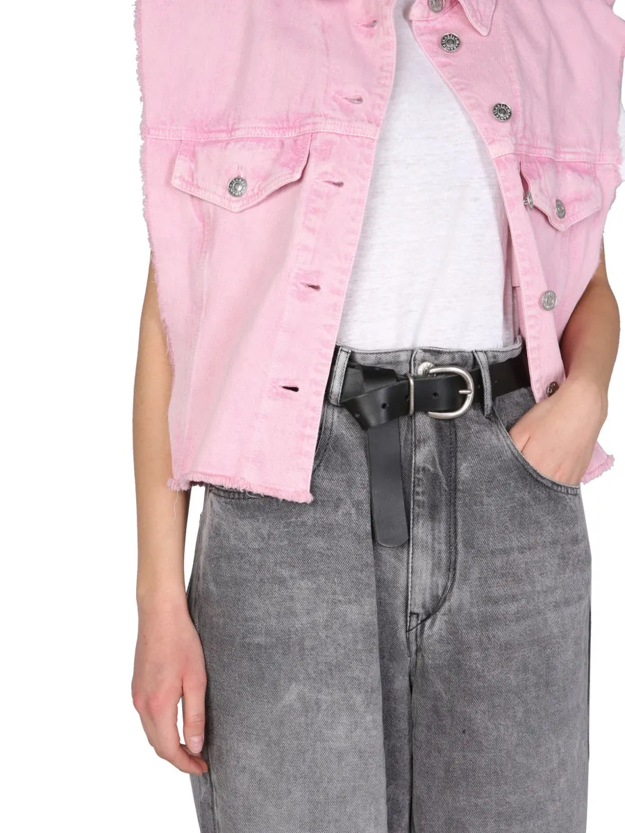Isabel Marant toile Tyra Sleeveless Denim Jacket