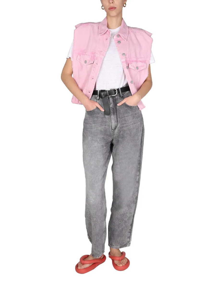 Isabel Marant toile Tyra Sleeveless Denim Jacket