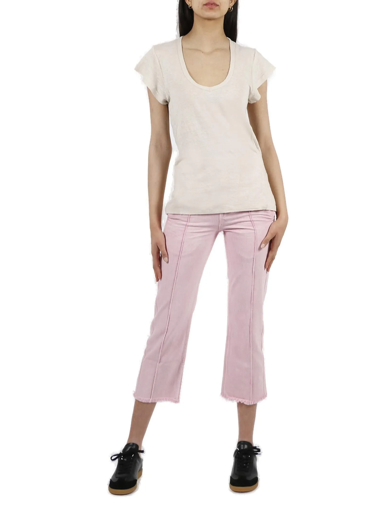 Isabel Marant toile V-Neck Short-Sleeved T-Shirt