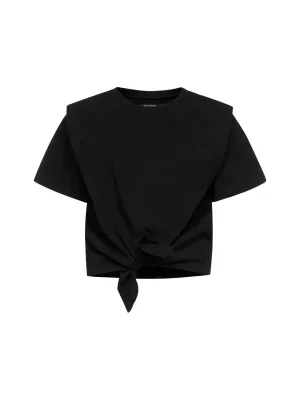 Isabel Marant Zelikia Cut-Out Crewneck T-Shirt