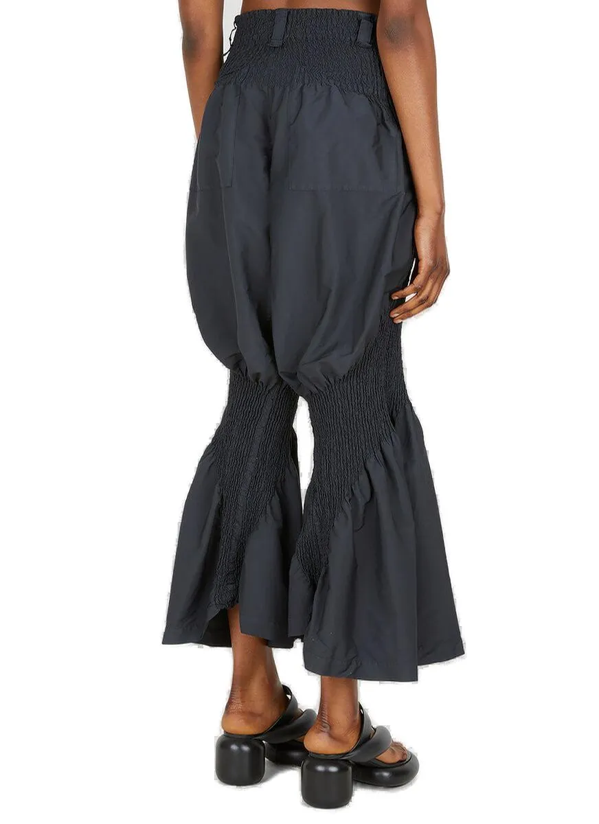Issey Miyake High-Rise Flared Pants